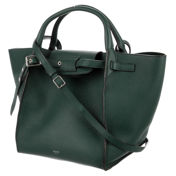 Celine Small Big Bag, FW18 Dark Green Leather - Picture 2 of 13